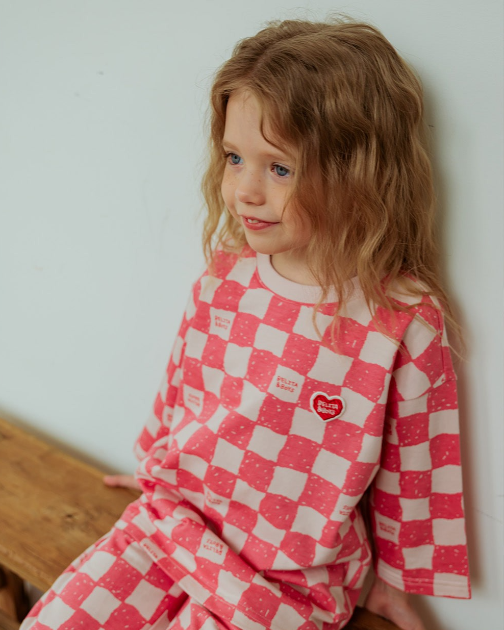 [SET] Pink Checkerboard Jogger