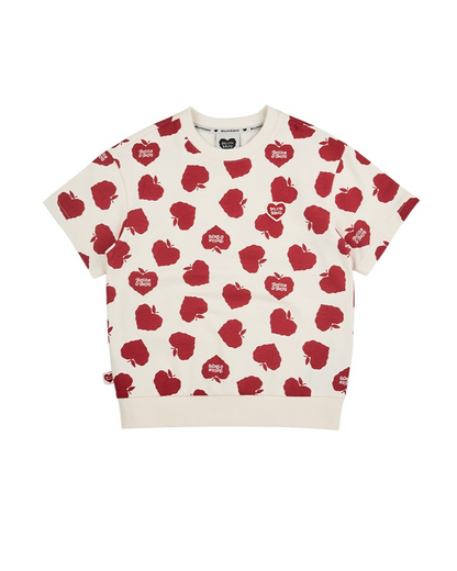 [SET] Red Bubble Apple Pattern Crop