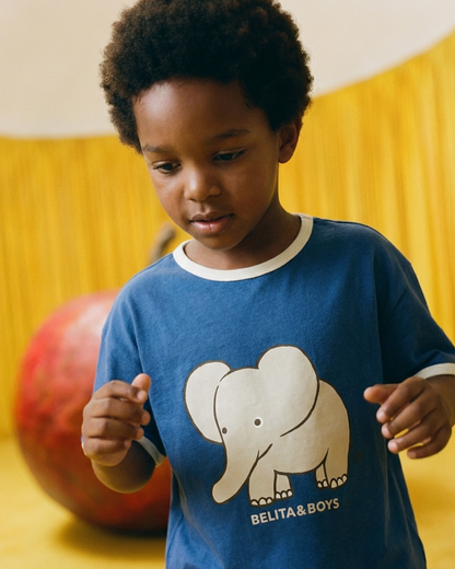 Blue Elephant Short Sleeve