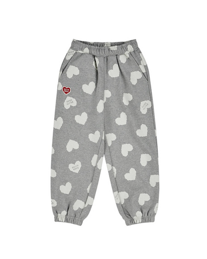 [SET] Grey BB Heart Pattern Jogger