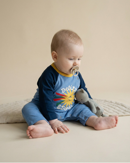 BABY Navy Sun Jumpsuit