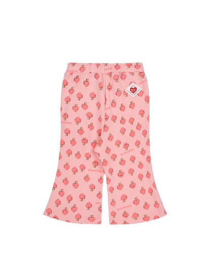 [BABY SET] Pink Mushroom Pattern Frill Jogger