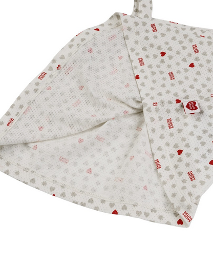 [BABY GIRL SET] Light Grey Heart Star Mesh Sleeveless Shorts