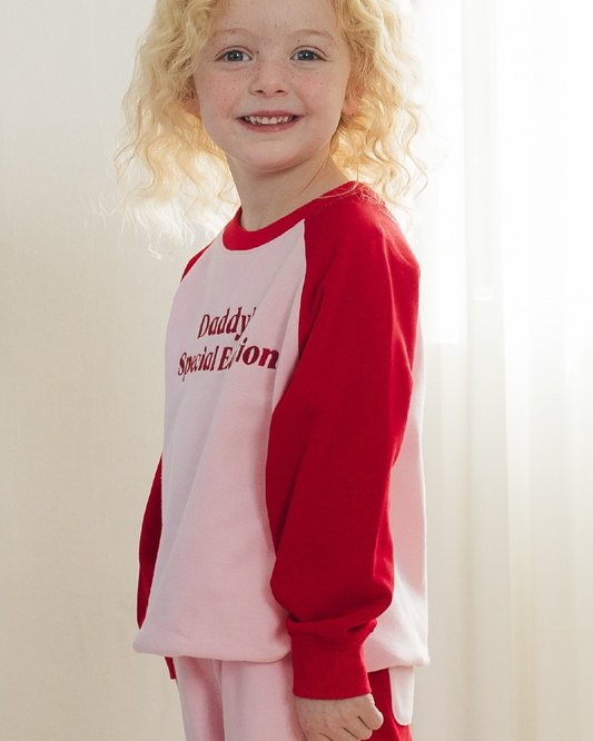 [SET] Pink Mommy Raglan Jogger