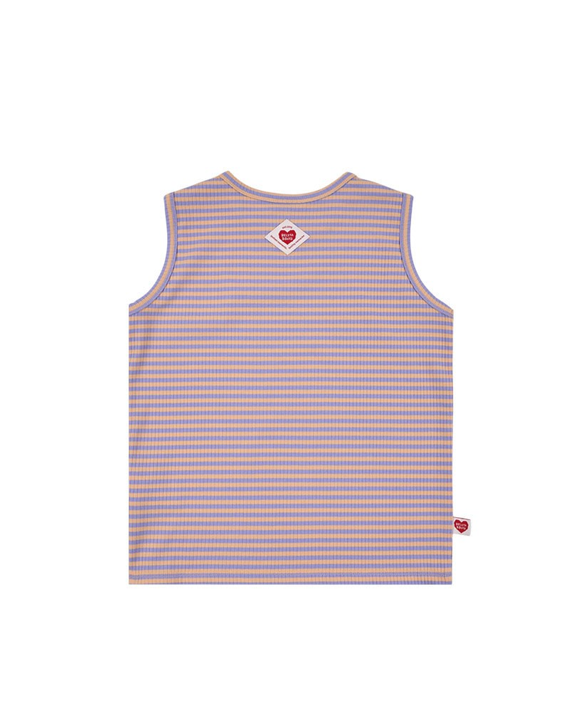 [SET] Violet BB Heart Stripe Sleeveless Shorts