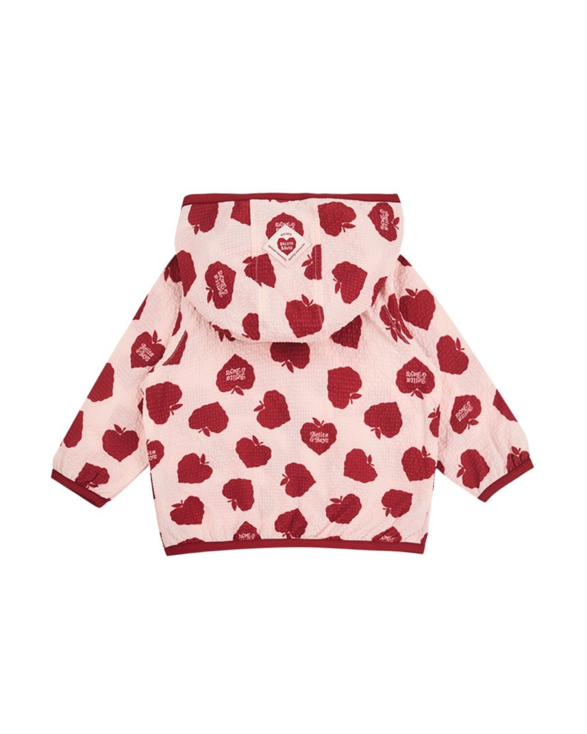 BABY Red Bubble Apple Pattern Windbreaker