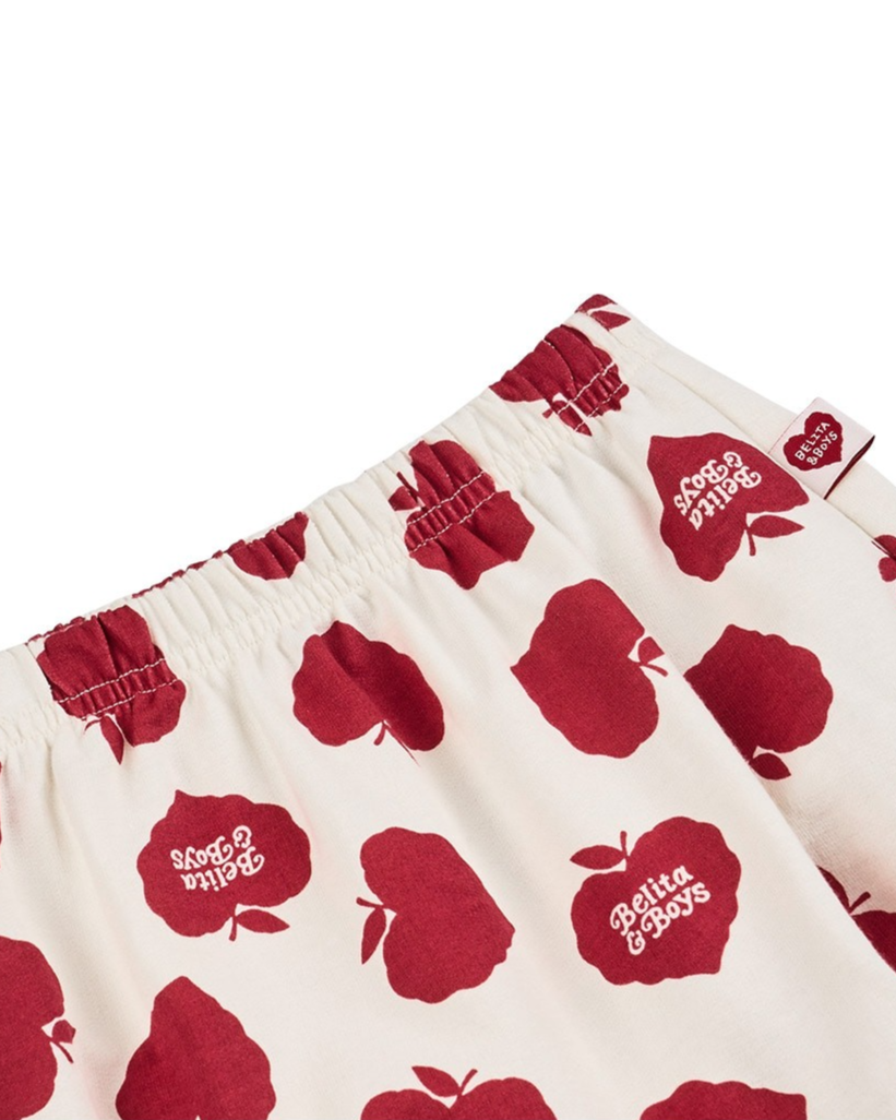 [BABY SET] Red Bubble Apple Pattern Shorts