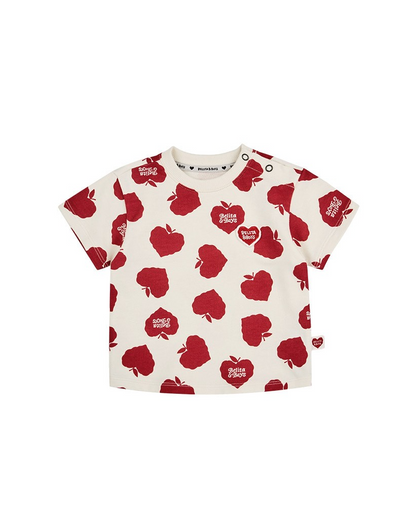 [BABY SET] Red Bubble Apple Pattern Shorts