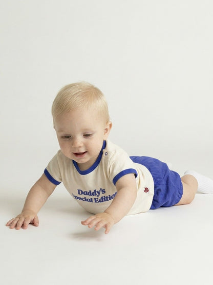 [BABY SET] Cream Daddy Tee & Shorts