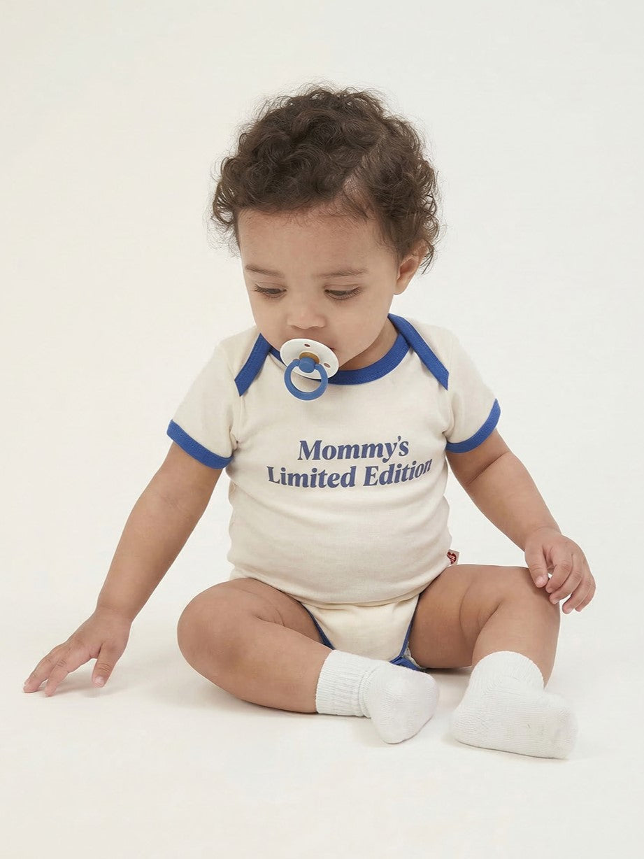 BABY Cream Mommy Short Bodysuit