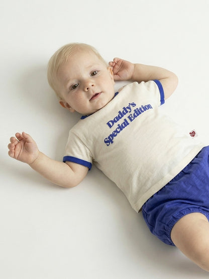 [BABY SET] Cream Daddy Tee & Shorts