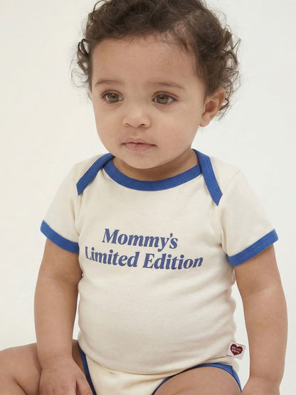 BABY Cream Mommy Short Bodysuit