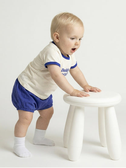 [BABY SET] Cream Daddy Tee & Shorts