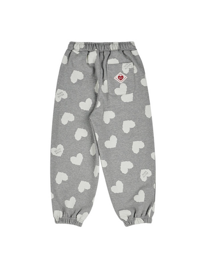 [SET] Grey BB Heart Pattern Jogger