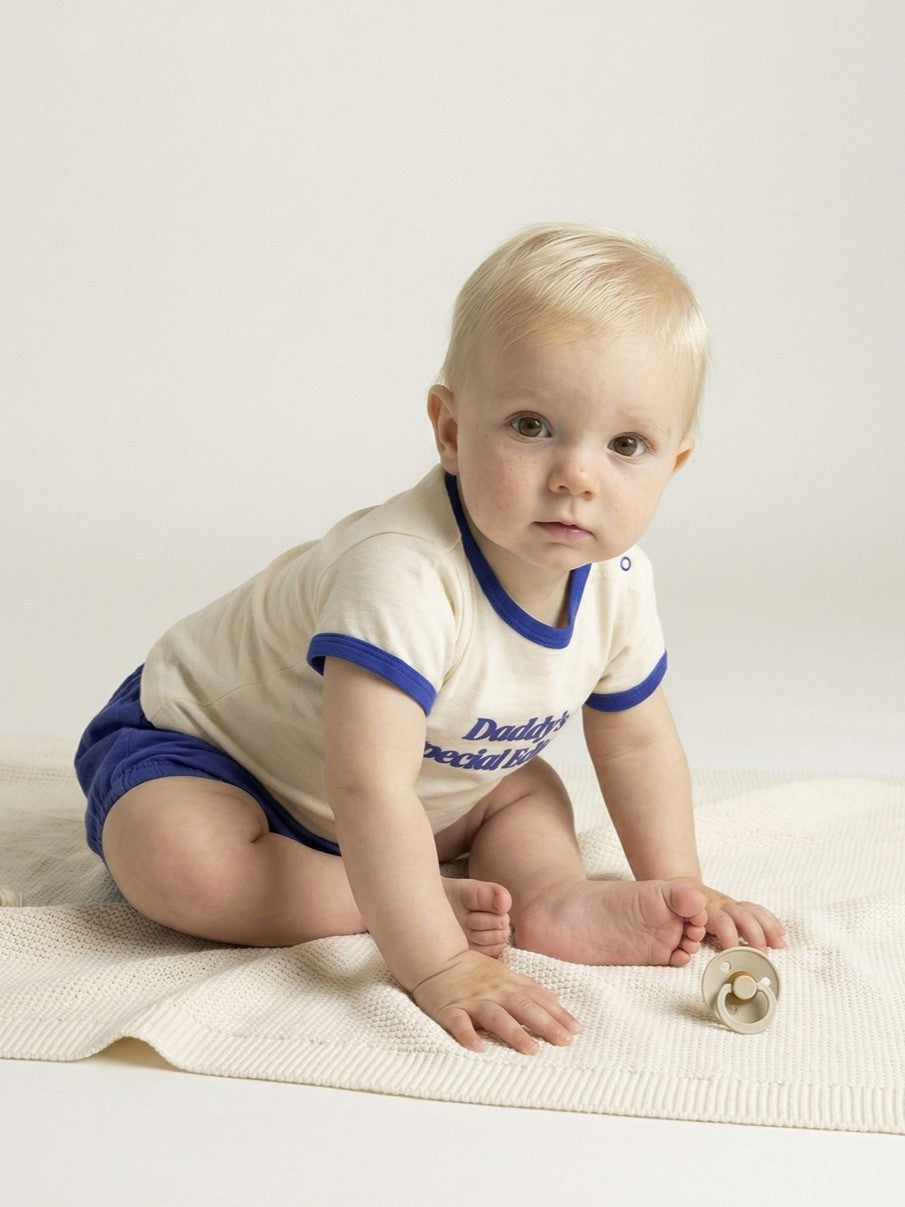 [BABY SET] Cream Daddy Tee & Shorts