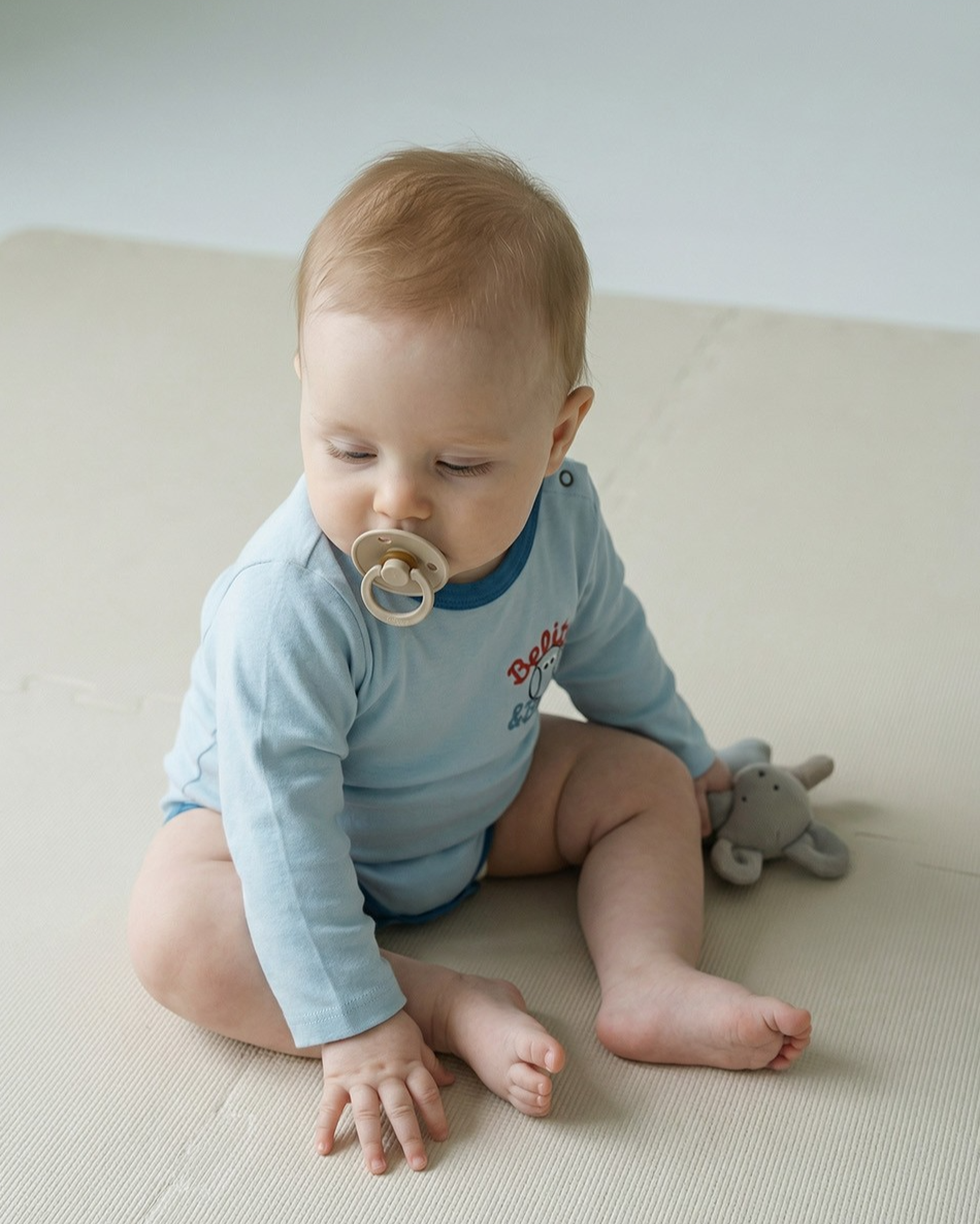 BABY Light Blue Tennis Bodysuit