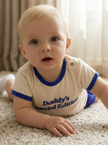 [BABY SET] Cream Daddy Tee & Shorts