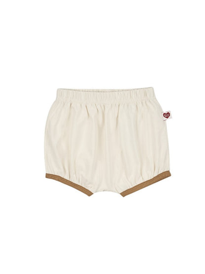 [BABY SET] Yellow Cowboy Half Color Block Collar Shirt & Shorts