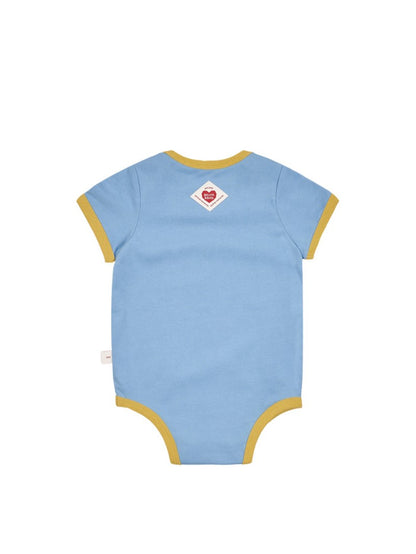 BABY Light Blue Daddy Short Bodysuit