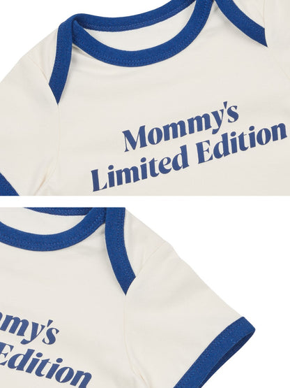 BABY Cream Mommy Short Bodysuit