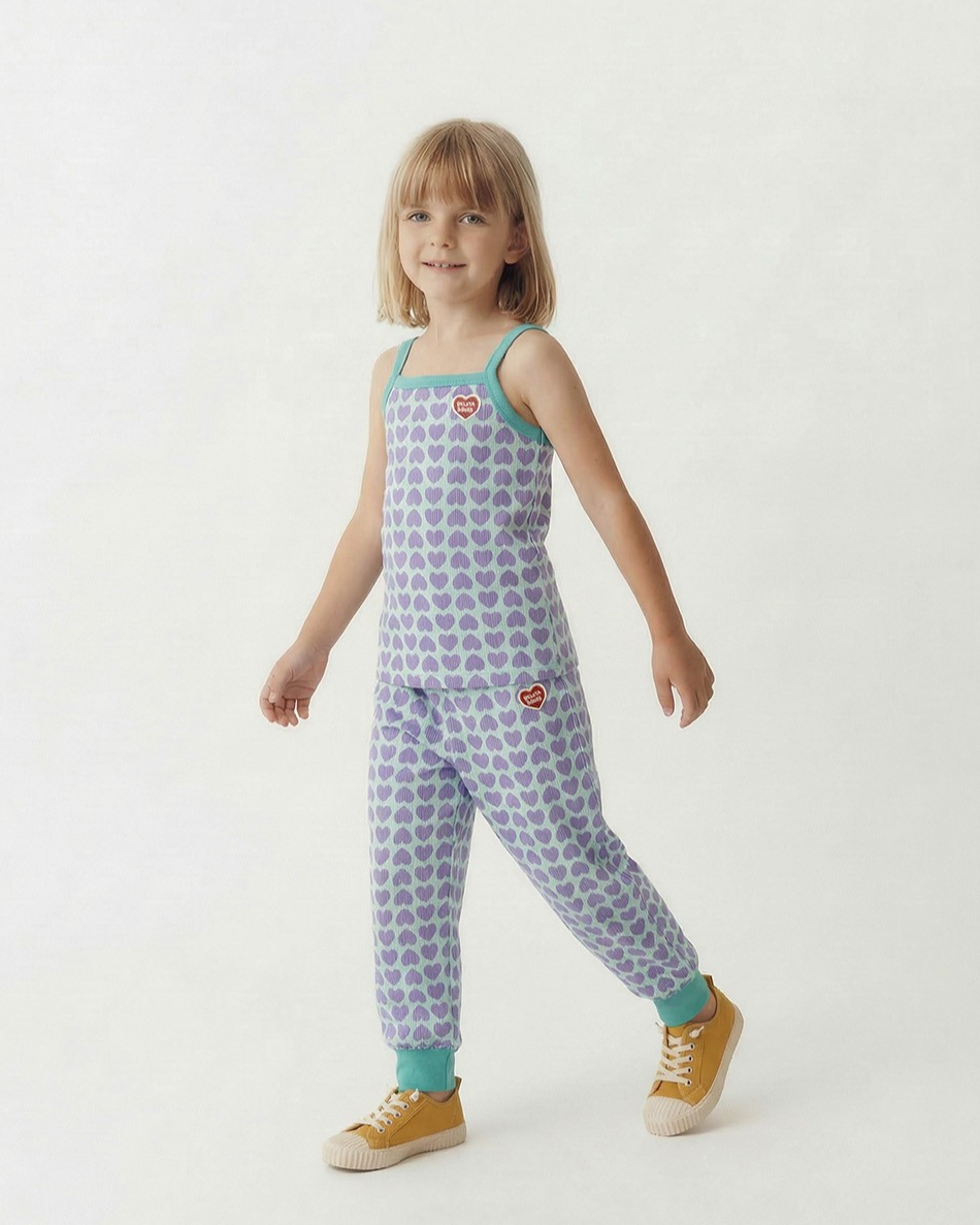Violet BB Heart Pattern One Mile Jogger