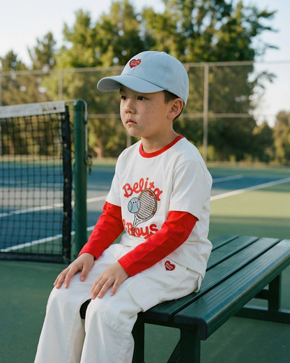 Red Tennis Layered Long Sleeve