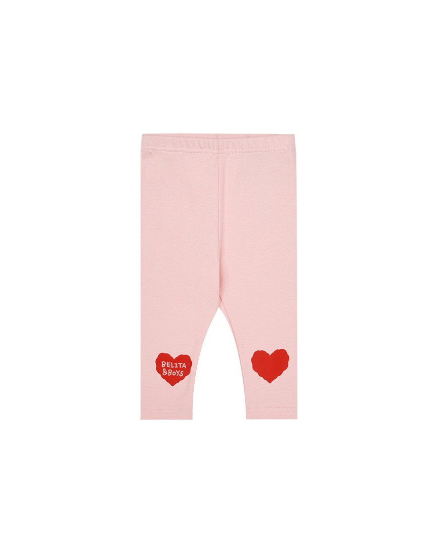 BABY Pink Double Heart Leggings