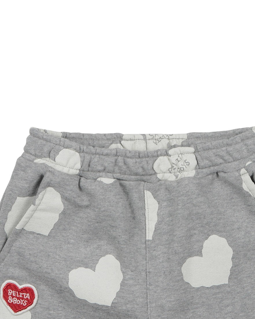 [BABY SET] Grey BB Heart Pattern Jogger