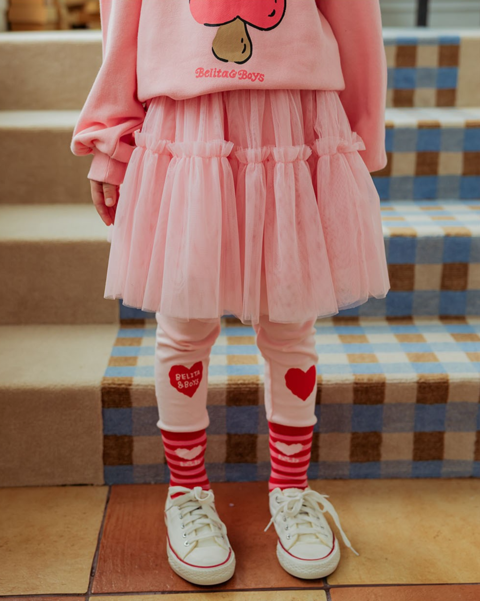 GIRL Pink Layered Tulle Skirt