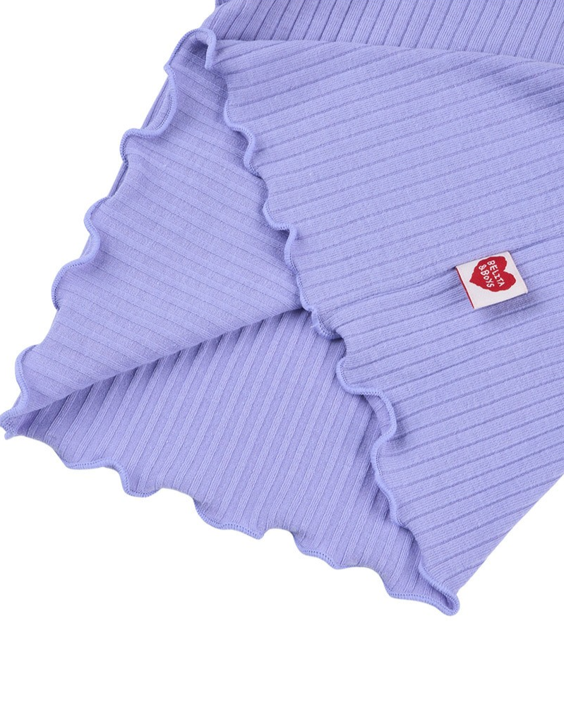 [BABY GIRL SET] Violet BB Heart Two-Tone Sleeveless One Mile