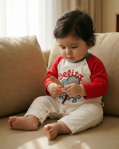 BABY Red Tennis Jumpsuit