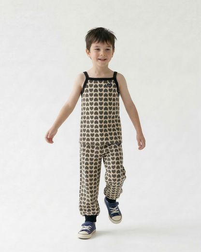 Charcoal BB Heart Pattern One Mile Jogger