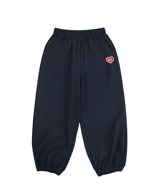 Navy BB Heart Polysucker Jogger