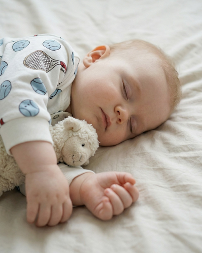 BABY Ivory Tennis Pattern Jumpsuit