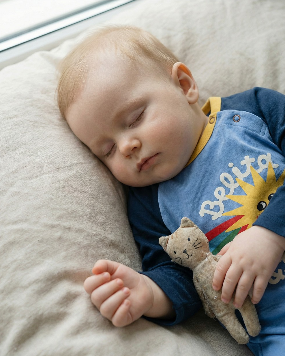 BABY Navy Sun Jumpsuit